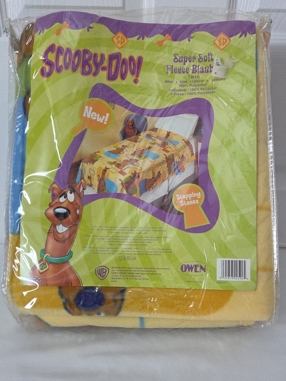 Vintage Scooby-Doo Twin Super Soft Fleece Blanket